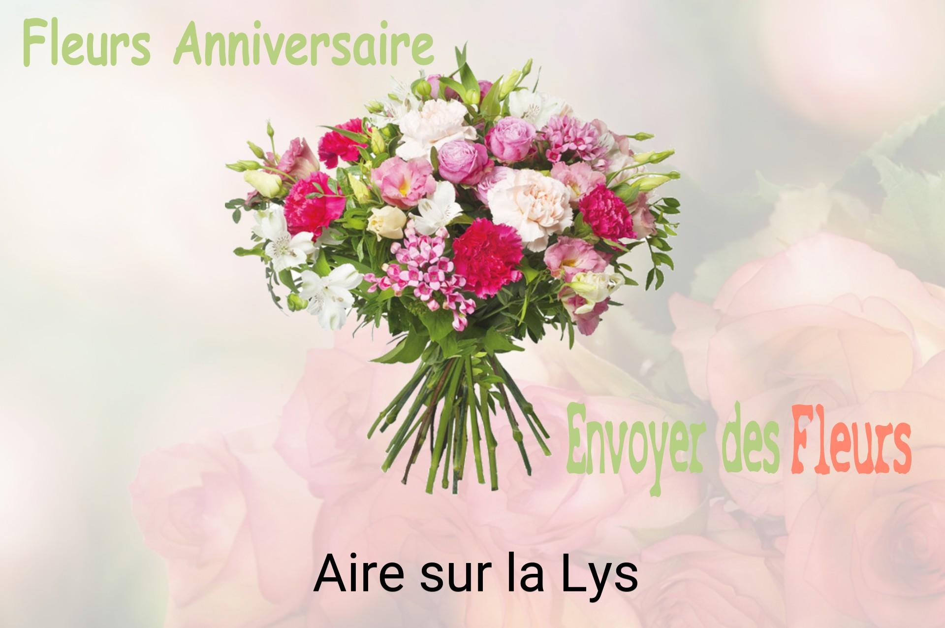 Bouquet de fleurs d’anniversaire livré à Aire-sur-la-Lys